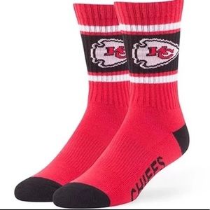 Kansas City Chiefs 47 brand socks Nwt